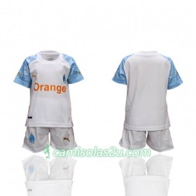 Camisolas de Futebol Olympique de Marseille Criança Equipamento Principal 2018/19 Manga Curta